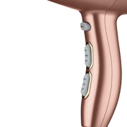InfinitiPro By Conair 753 Professional Ceramic Frizz Free Compact Hair Dryer, 1875 Watts, Rose Gold