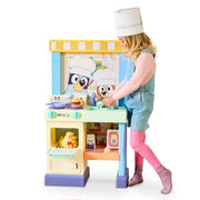 Bluey 18052 Cook With Chef Bluey Kitchen Playset, 20+ Sounds, Phrases, Music and Lights, Ages 3+, Toddler Toys