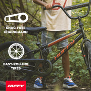 Huffy Rock It Boys 20-Inch BMX Bike, Steel Frame, EZ Build, Coaster Brake, Black, 50545L