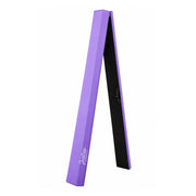 Justice 8ft Folding Gymnastics Balance Beam, High-Density EVA Core, Anti-Slip Suede Surface, Lavender, Portable Design