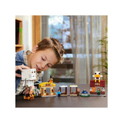 LEGO Minecraft The Ghast Balloon Village Attack Building Set 555 Pieces Multicolor 21273