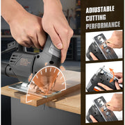 GASKY 3.5 Amp 420W Jigsaw, 3000 Inch Jigsaw, 4 Blades, 45 VCut, Dust Blower for Cutting Wood, Metal and Plastic