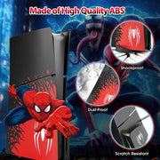 NOWSKINS PS5 Slim Disc Edition - HYCARUS Superhero Spider - Man 2 Edition PS5 Slim Cover Plates Disc Edition for PS5 Slim Console, Premium PS5 Slim Plates Faceplate Shell Covers for Playstation 5 Accessories