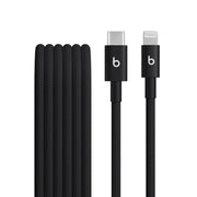 Beats USB-C to Lightning Woven Cable, Fast Charging, Durable Braided Design, 1.5 m, Bolt Black, MDGK4LL/A