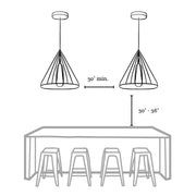 Quoizel Trilogy Mini Pendant Light, 10 Inch, Brushed Nickel, Clear Seeded Glass Shade, Dimmable, Adjustable Height, TRG1510BN