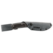 Gerber G3929 Downwind Drop Point Hunting Knife with Sheath for Camping & Hunting Gear - Olive,Black