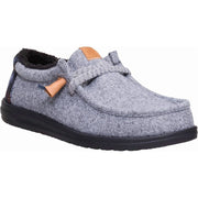 Hey Dude Wally Cozy Plaid Loafers, Smoke Grey/Multi, Men's Size 13, Lightweight Slip-On Casual Shoes