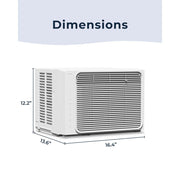 Windmill Lite Series Window Air Conditioner, 6,000 BTU, Quiet Operation, Wi-Fi Remote Control, Easy Installation, Cooling up to 250 Sq Ft, 06W11