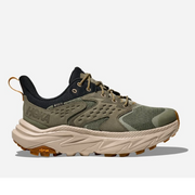 HOKA 1141632F-SMSST Anacapa 2 Low GTX Waterproof Hiking Shoes for Men - Sea Moss/Oatmeal - 10.5M