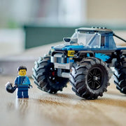 LEGO 6465024 City Blue Monster Truck Off-Road Toy Playset with a Driver Minifigure