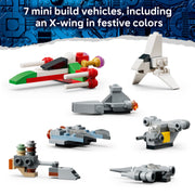 LEGO Star Wars Advent Calendar 2026, 293-Piece Building Set with Festive Minifigures and Mini Vehicles, Ages 6+, 6588648