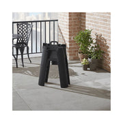 Weber Lumin Compact Electric Grill Stand, Heavy Duty Collapsible Design, Side Table, Tool Hooks, Black, 6618