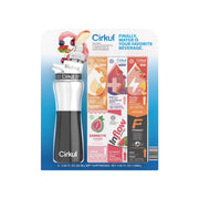 Cirkul 22 oz Plastic Bottle & Black Chill Sleeve 6 Flavor Cartridge Value Pack