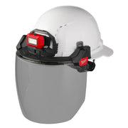 Milwaukee 48-73-1425 Bolt Full Face Shield - Gray Dual Coat Lens (Compatible with Safety Helmets & Hard Hats)