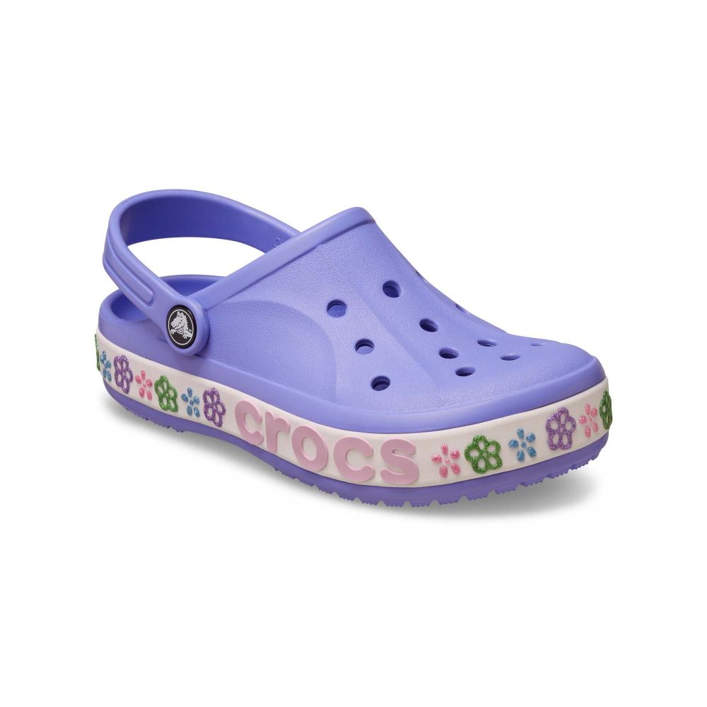 Vip Crocs Crocs A3592565 Bayaband Flower Clog, Toddler & Kids, Digital Violet,ee ...