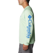 Columbia PFG Terminal Tackle Long-Sleeve T-Shirt - Key West/Vivid Blue Logo - XL