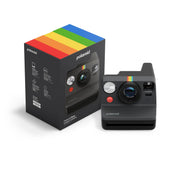 Polaroid Now Generation 3 Analog Instant Camera, Twin-Lens Autofocus, USB-C Rechargeable Battery, Built-In Tripod Mount, Black