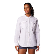 Columbia PFG Bahama II Long-Sleeve Button-Down Shirt - White - XL