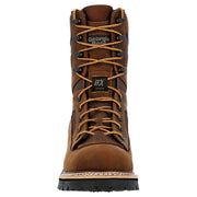 Georgia Boot GB00616 LTX Logger Waterproof Work Boots for Men - Brown - 12M