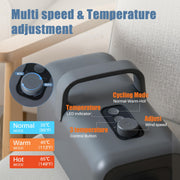 Edx Dog Blower Pet Hair Dryer, Adjustable Wind Speed, 3 Temperature Modes, 4 Detachable Nozzles, 6.5ft Cord, Gray, CW-CSJ-5JT-GY