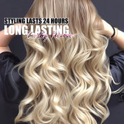 Farery 2 Inch Large Barrel Hair Curling Iron, Oil-Infused Ceramic, 9 Heat Settings, Lightweight, Black