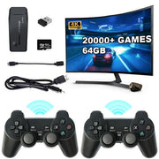 JGOO 55558 2.4G Portable 4K TV Video Retro Game Console