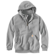 Carhartt 100617-034 Rain Defender Loose-Fit Heavyweight Quarter-Zip Hoodie, Heather Gray, XL