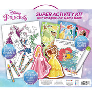 Disney Princess Imagine Ink Mess-Free Coloring Art Set with Book, Stickers, Crayons, and Magic Ink Marker
