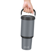 Ello Oasis Go 30oz Leak-Proof Stainless Steel Tumbler, Charcoal/Cream, 2 Pack - Built for Your Lifestyle