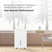 TCL H25D44W 2000sqft Smart Dehumidifier 25 Pints Per Day
