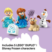 LEGO DUPLO Disney Anna and Elsas Frozen Castle Party Building Set, 54 Pieces, Multicolor, 10455