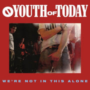 Youth of Today We're Not in This Alone Custard Colored Vinyl LP 13 Tracks Revelation REVLP 59