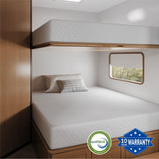 MLILY Ego 10 inch RV Mattress King Size, Camper Bed in a Box