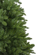 Northlight Eastern Pine Artificial Christmas Tree, Slim Profile, 12 ft, Green, Unlit, 3997 Tapered Tips, Five-Piece Assembly, Metal Stand