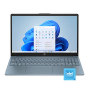 HP 15.6 Inch HD Laptop, Intel Pentium N200 Processor, 4GB RAM, 128GB SSD, Windows 11 Home, Blue