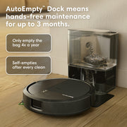iRobot Roomba 1110 Combo Robot Vacuum & Mop, 15000Pa Suction, AutoEmpty Dock with 90 Days Debris Storage, LiDAR Navigation, SmartScrub Deep Mopping, Carpet & Hard Floors, Y454020