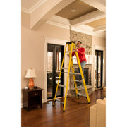 Louisville W-3118-08 8' Fiberglass Step Ladder 250 lbs Load Capacity