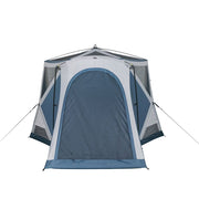 Ozark Trail 8 Person Pop-Out Camping Tent with Screen Room, Silver, Quick Setup, 13.8 ft by 10 ft
