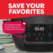 Instant Pot 140-8000-01 4QT RIO Mini Chef Series Multi-Cooker, Black