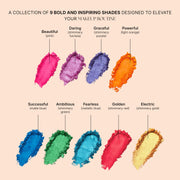 Luna Magic Goddess Eyeshadow Palette, 9 Rich Matte and Shimmer Shades, Versatile Bold Colors, Cruelty-Free, Compact