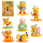 Just Play Disney Winnie the Pooh Hunny Crew Designer Collectible Toy Figure with Shimmery Finishes, 4 Inch, 46458