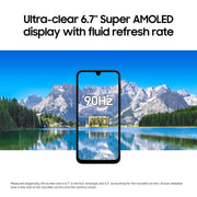 Samsung Galaxy A17 5G Smartphone, 6.7in FHD+ Super AMOLED Display, 128GB Storage, Triple-Lens Camera with 50MP OIS, IP54 Water and Dust Resistant, 5000mAh Battery with Super Fast Charging, Expandable Storage up to 2TB, Blue