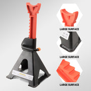 Lafati Jack Stands, 2 Ton Capacity, Adjustable 11-15 in Height, Steel Construction, Self-Locking, Powder-Coated, 2 Pack