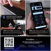 Vaultek Slider Series Biometric Handgun Safe with ViSN WiFi Connectivity, Quick Access, Black Carbon Steel, NSL2i