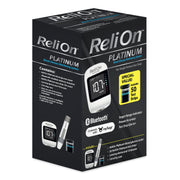 ReliOn Platinum Blood Glucose Meter Kit, Bluetooth Enabled Diabetes Blood Sugar Monitoring System, Includes 50 Test Strips and Lancet Device
