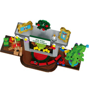 Brickcraft Grinch in Fireplace Brick Building Kit (591-Plastic Piece Set)