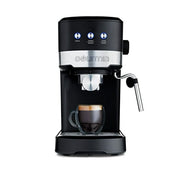 Gourmia GCM4225 15-Bar Espresso Maker with Powerful Frothing Wand, Black