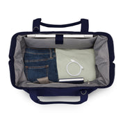 Samsonite Drop-Bottom Weekender Duffel, Navy - Lightweight