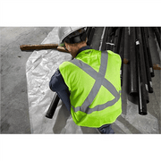 Milwaukee 48-73-5024 Mens Class 2-High Visibility Safety Vest With 10-Pockets 4XL/5XL Yellow