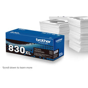 Brother TN830XLW TN830XL Black High Yield Printer Toner Cartridge